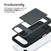 imoshion Backcover met pasjeshouder Apple iPhone Air - Zwart