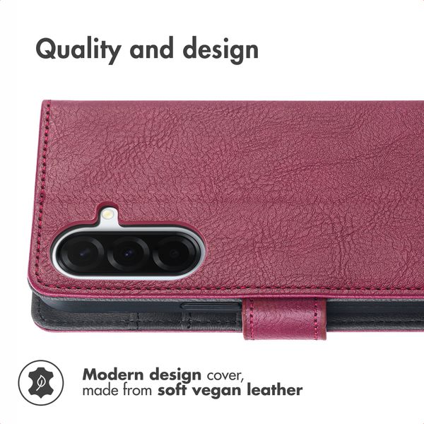 imoshion Luxury Bookcase Samsung Galaxy A37 (5G) - Bordeaux