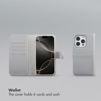 Selencia Olyn Detachable Bookcase with MagSafe Apple iPhone 16 Pro - Grey