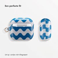 Selencia Vivid Case  Apple Airpods 4 - Wave Vibes Classic Blue