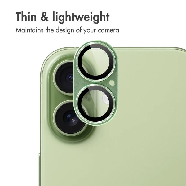 imoshion Camera Protector Glass 2-pack Apple iPhone 17 - Sage Green