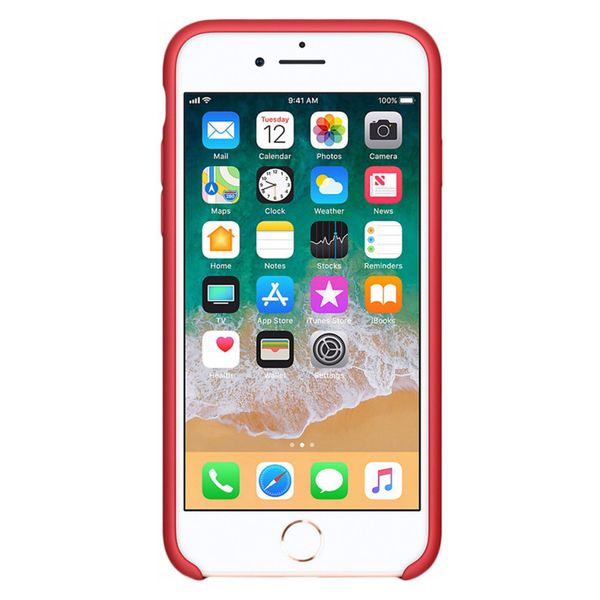 Apple Silicone Backcover Apple iPhone SE (2022 / 2020) / 8 / 7 - Red