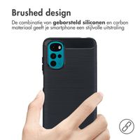 imoshion Brushed Backcover Motorola Moto G22 - Zwart