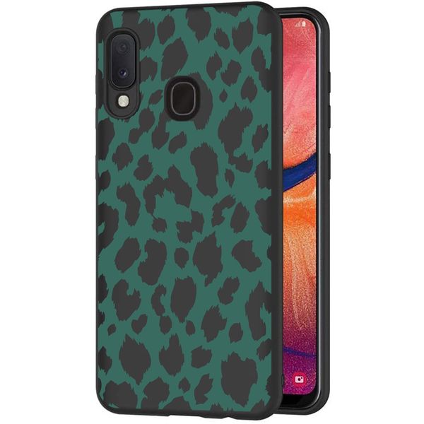 imoshion Design hoesje Samsung Galaxy A20e - Green Leopard