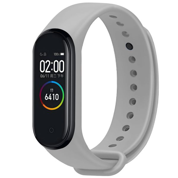 imoshion Siliconen bandje Xiaomi Mi Band 3 / 4 - Grijs