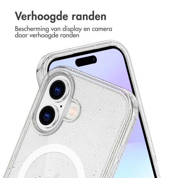 imoshion Sparkle Backcover met MagSafe Apple iPhone 17 - Transparant