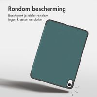 imoshion Trifold Bookcase Apple iPad 11 (2025) 11 inch A16 / iPad 10 (2022) 10.9 inch - Donkergroen