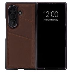 imoshion Kunstleren MagSafe Backcover met Pashouder Samsung Galaxy Z Fold 8 Ultra - Donkerbruin