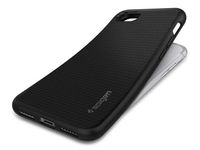 Spigen Liquid Armor Backcover Apple iPhone SE (2022 / 2020) / 8 / 7 - Zwart