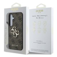 Guess 4G Metal Logo Backcover Samsung Galaxy S25 Plus - Bruin