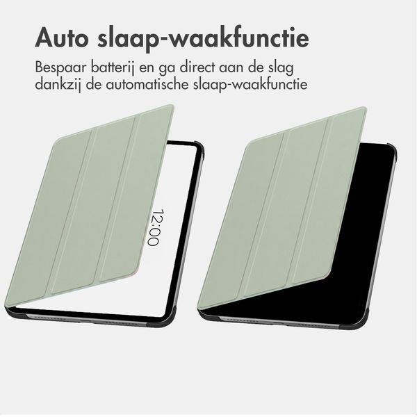 imoshion Trifold Bookcase Samsung Galaxy Tab A9 Plus - Lichtgroen