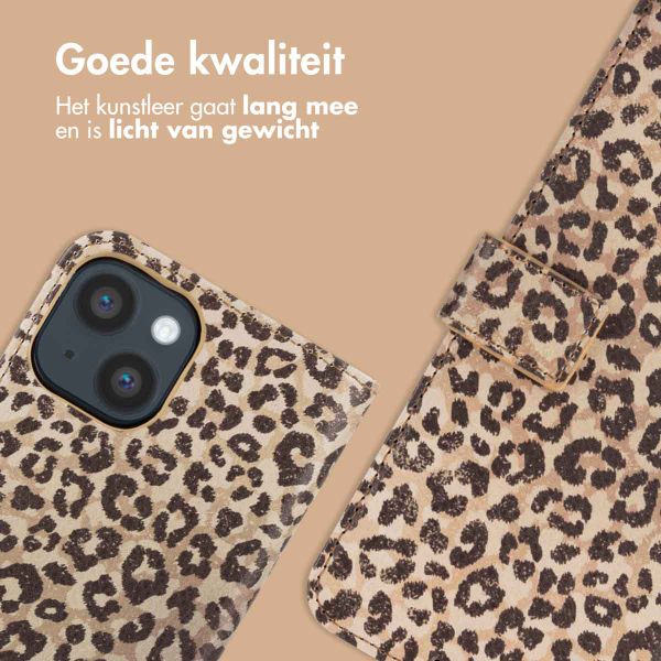 imoshion Design Bookcase iPhone 14 - Leopard Mood