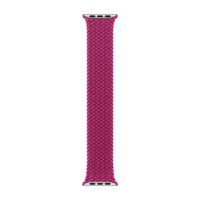 Apple Gevlochten solobandje Apple Watch | 38/40/41/42 mm - Maat 9 - Magenta