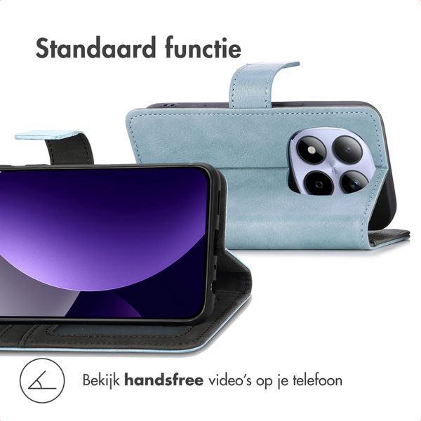 imoshion Luxe Bookcase Xiaomi Redmi Note 15 Pro Plus (5G) - Lichtblauw