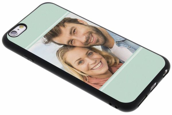 Ontwerp je eigen iPhone 6 / 6s gel hoesje - Zwart