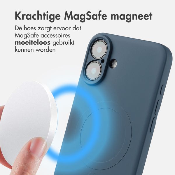 imoshion Color Backcover met MagSafe iPhone 16 - Donkerblauw