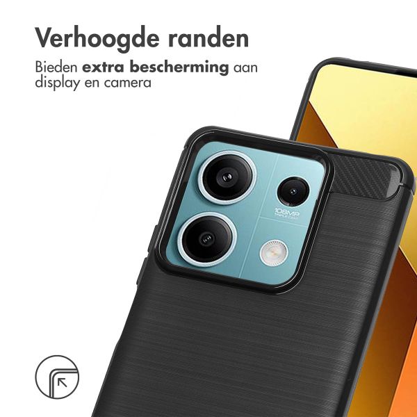 imoshion Brushed Backcover Xiaomi Redmi Note 13 (5G) - Zwart