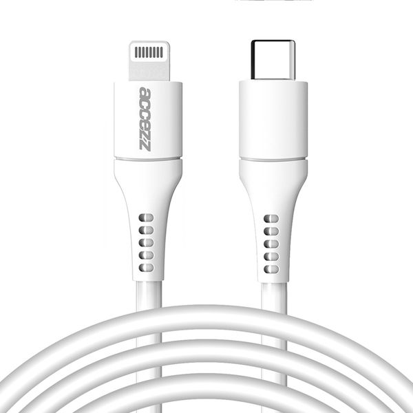 Accezz Lightning naar USB-C kabel iPhone 14 Pro Max - MFi certificering - 2 meter - Wit