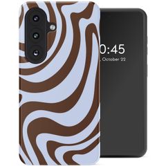 Selencia Vivid Backcover met MagSafe Samsung Galaxy S26 FE - Dream Swirl Chocolate