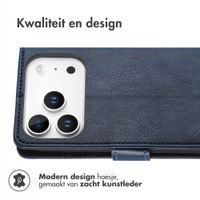 imoshion Luxe Bookcase Apple iPhone 18 Pro / 17 Pro - Donkerblauw
