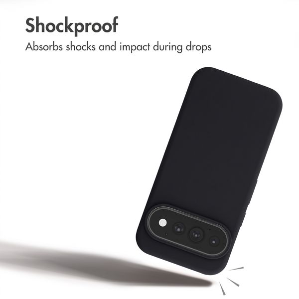 Accezz Liquid Silicone Case with MagSafe Google Pixel 11 / 11 Pro / 10 / 10 Pro - Black