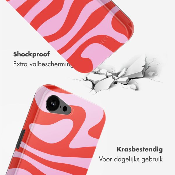 Selencia Vivid Backcover met MagSafe Apple iPhone 16e - Dream Swirl Pink