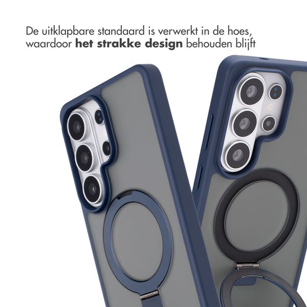 Accezz Ring Stand Backcover met MagSafe Samsung Galaxy S26 Ultra - Blauw