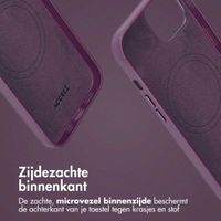 Accezz Leather Bookcase 2-in-1 met MagSafe Apple iPhone 14 - Heath Purple