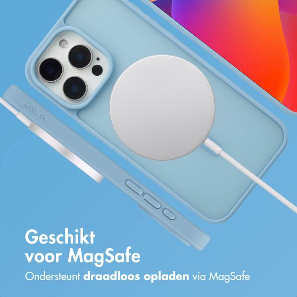 imoshion Color Guard Backcover met MagSafe iPhone 15 Pro Max - Lichtblauw