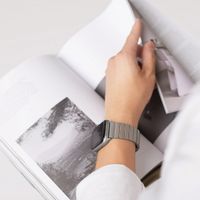 Uniq Strova Steel Link bandje Apple Watch | 44/45/46/49 mm - Sterling