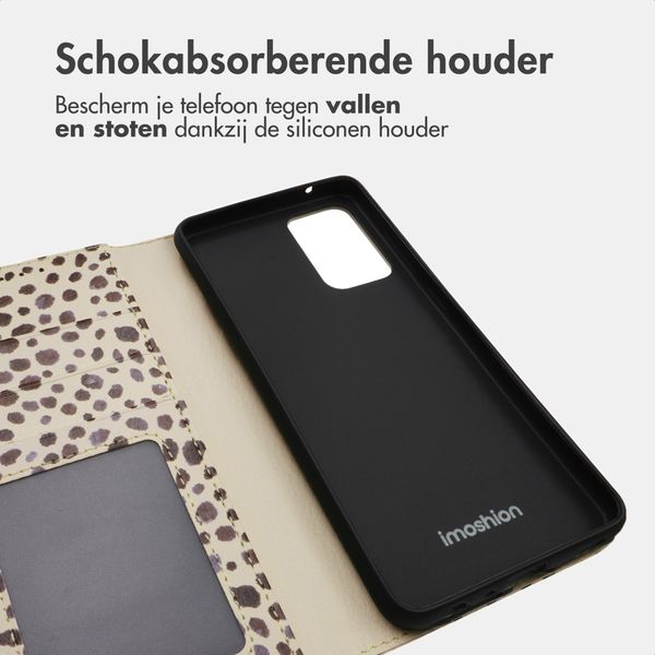 imoshion Design Bookcase Samsung Galaxy A52(s) (5G/4G) - Black And White Dots