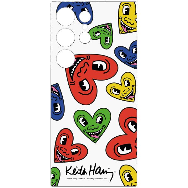 Samsung Originele Keith Haring Heart Plate Galaxy S24 Ultra - Red