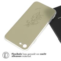 imoshion Design hoesje iPhone SE (2022 / 2020) / 8 / 7 / 6s - Floral Green