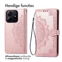 imoshion Mandala Bookcase Xiaomi Redmi Note 14 (5G) - Rosé Goud