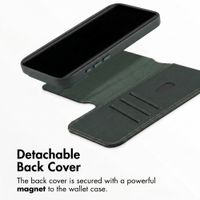 Accezz 2-in-1 Leather Bookcase with MagSafe Apple iPhone 18 Pro / 17 Pro - Cedar Green