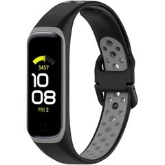 imoshion Siliconen sport bandje Samsung Galaxy Fit 2 - Zwart / Grijs