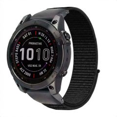 imoshion QuickFit® Nylon bandje  - Garmin 20 mm aansluiting - Maat L/XL - Zwart
