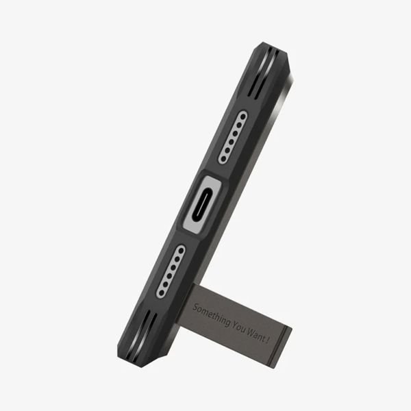 Spigen Tough Armor Backcover MagSafe Apple iPhone 17 Pro - Gunmetal