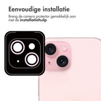 imoshion 2 Pack Camera lens protector Apple iPhone 15 / 15 Plus - Pink
