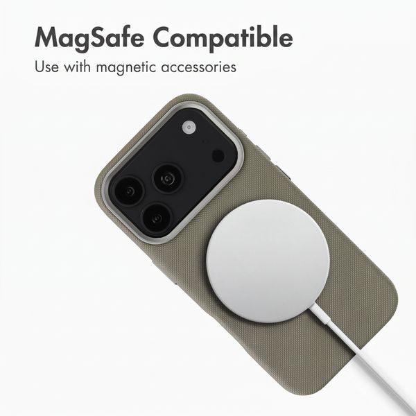 Accezz Mesh Back Cover with MagSafe Apple iPhone 17 Pro - Dark Grey