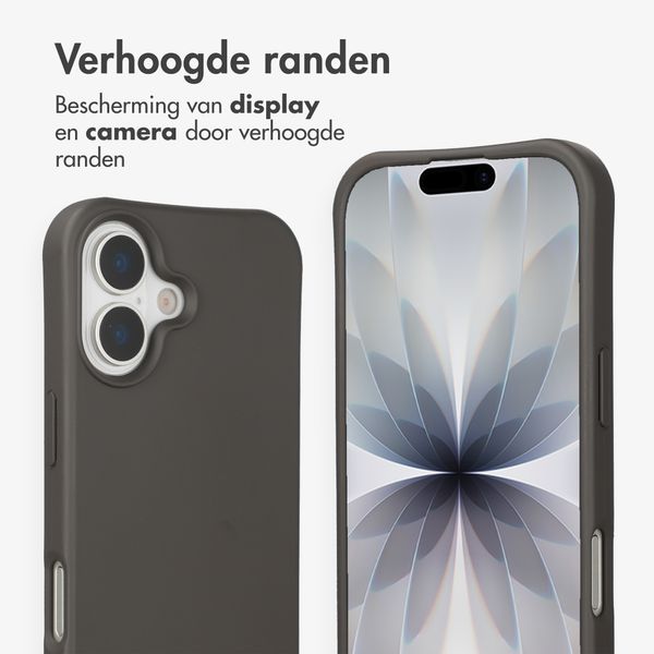 imoshion Color Backcover met afneembaar koord met MagSafe Apple iPhone 17 - Black Coffee