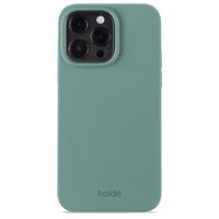 Holdit Silicone Case iPhone 15 Pro Max - Moss Green