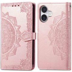 imoshion Mandala Bookcase Apple iPhone 16 - Rosé Goud