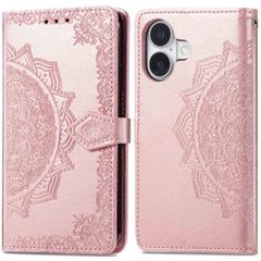 imoshion Mandala Bookcase iPhone 16 - Rosé Goud