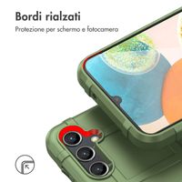imoshion Rugged Shield Backcover Samsung Galaxy A14 (5G/4G) - Donkergroen