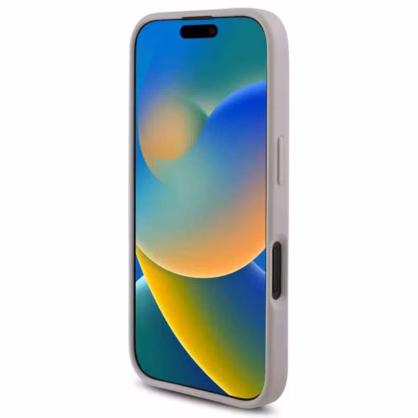 Guess 4G Metal Logo Backcover Apple iPhone 16 - Roze