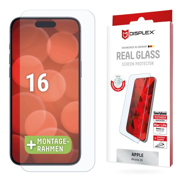 Displex Screenprotector Real Glass iPhone 16