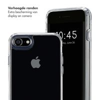 Selencia Backcover met afneembare haakjes Apple iPhone SE (2022 / 2020) / 8 / 7 - Transparant
