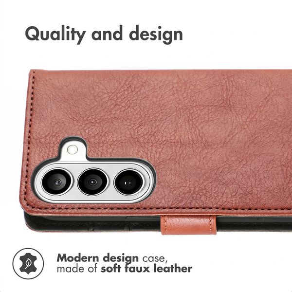 imoshion Luxury Bookcase Samsung Galaxy A27 (5G) - Brown
