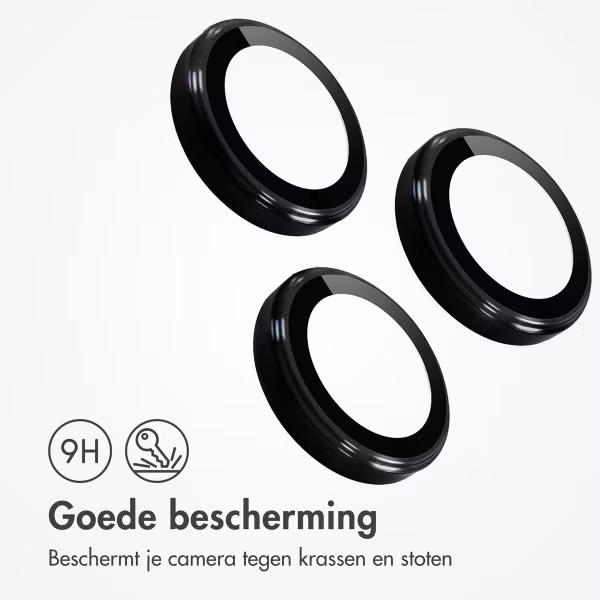 imoshion 2 Pack Camera lens protector Apple iPhone 13 Pro / 13 Pro Max - Zwart